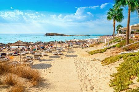 Nissi Beach bei Ayia Napa, Zypern