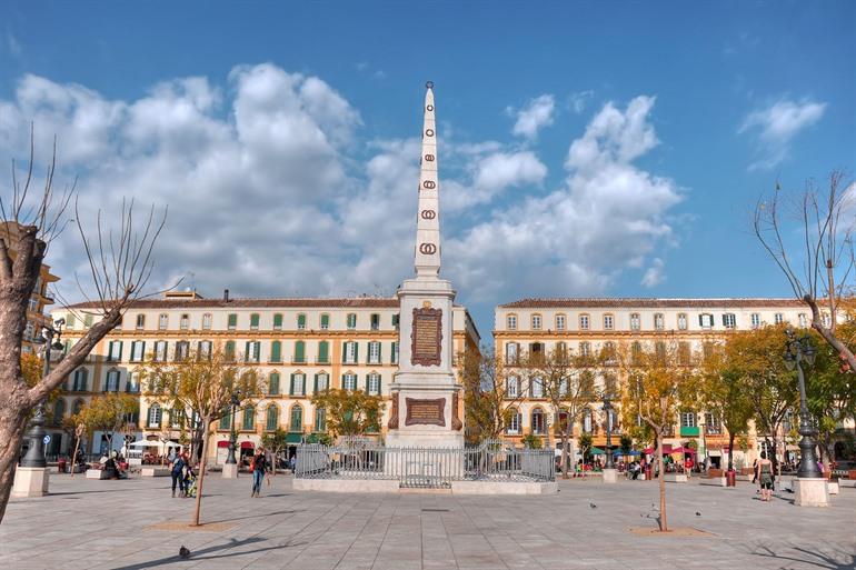 Obelisk auf dem Plaza de la Merced, Málaga