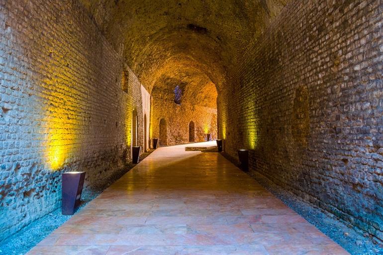 Unterirdische Gänge zum Circo Romano de Tarraco in Tarragona
