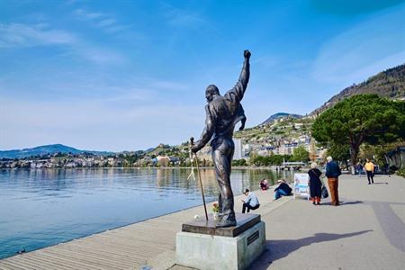 Auf dem Foto mit Freddie Mercury, Montreux