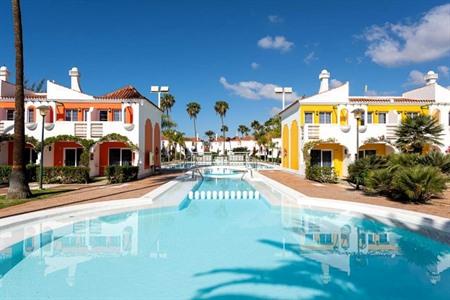 Urlaub in Maspalomas? Buchen Sie die modernen, bunten Bungalows von Bungalows Cordial Green Golf.