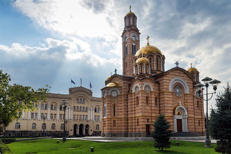 Orthodoxe Christus der Erlöser-Kathedrale in Banja Luka
