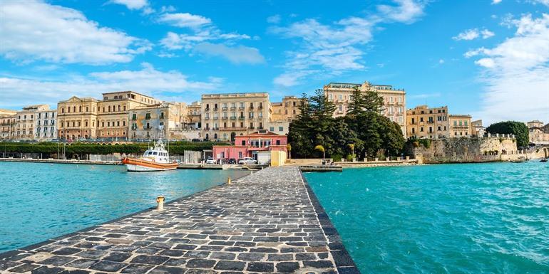 Ortigia Insel, Syrakus, Sizilien