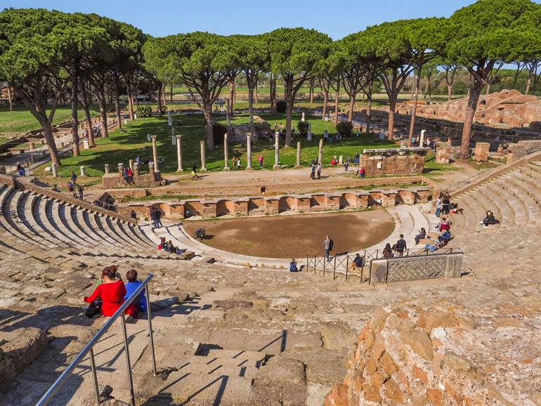 Ostia Antica in der Nähe von Rom
