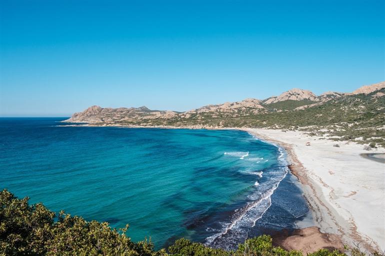 Ostriconi Strand auf Korsika