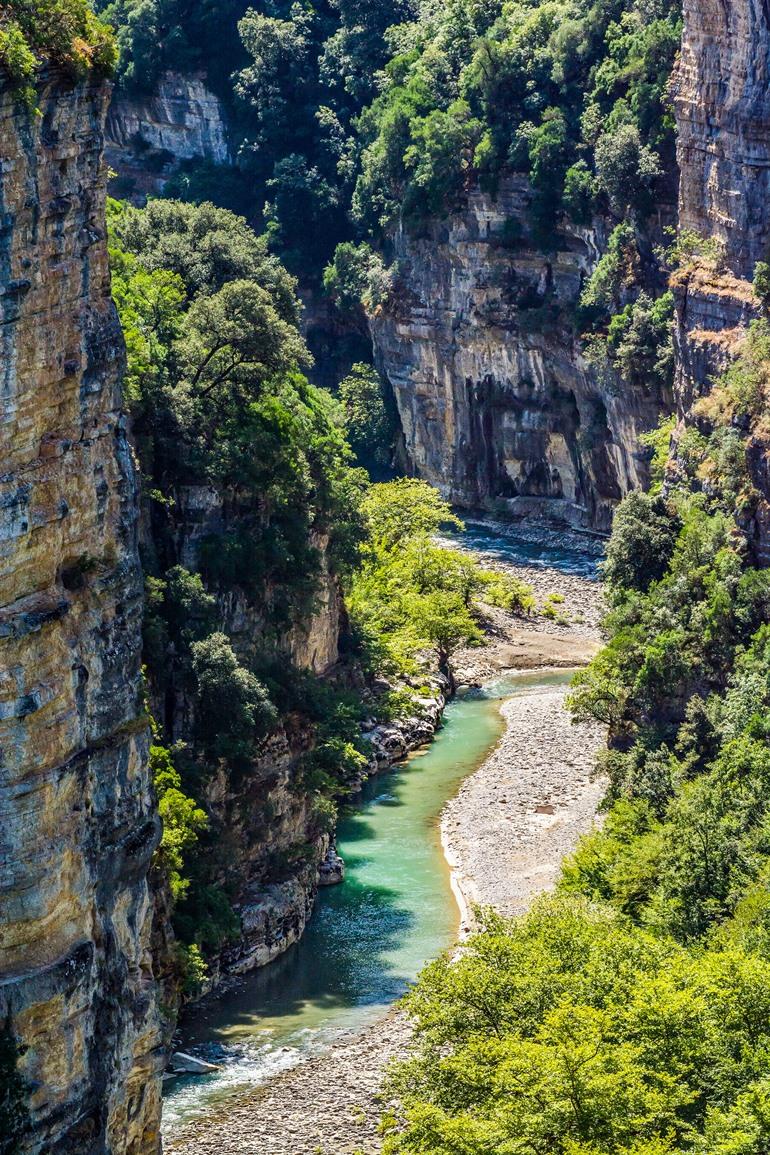 Osumi-Schlucht, Albanien