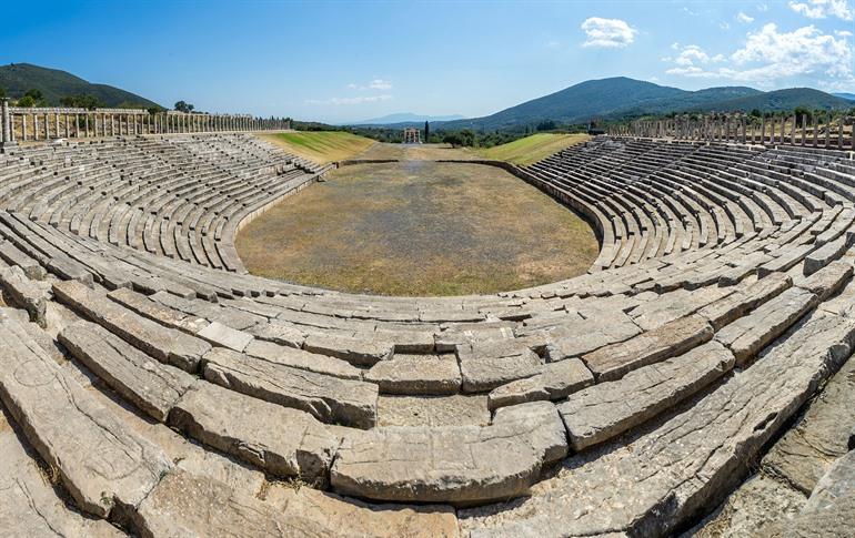 Altes Theater von Messini, Peloponnes