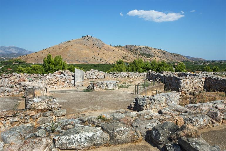 Ruinen in Tiryns, Peloponnes
