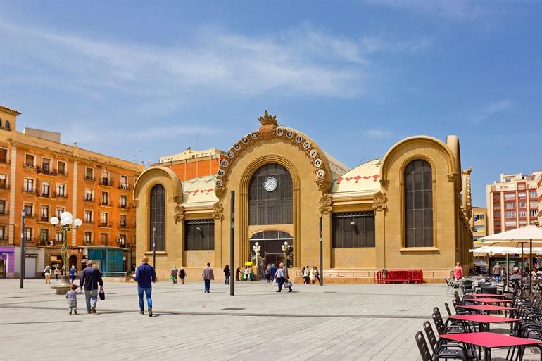 Überdachte Markthalle von Tarragona