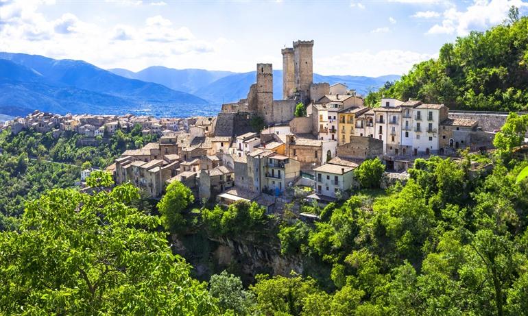 Pacentro, Abruzzen, Italien