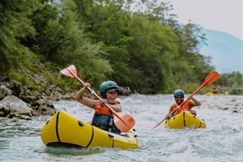 Packrafting in Slowenien