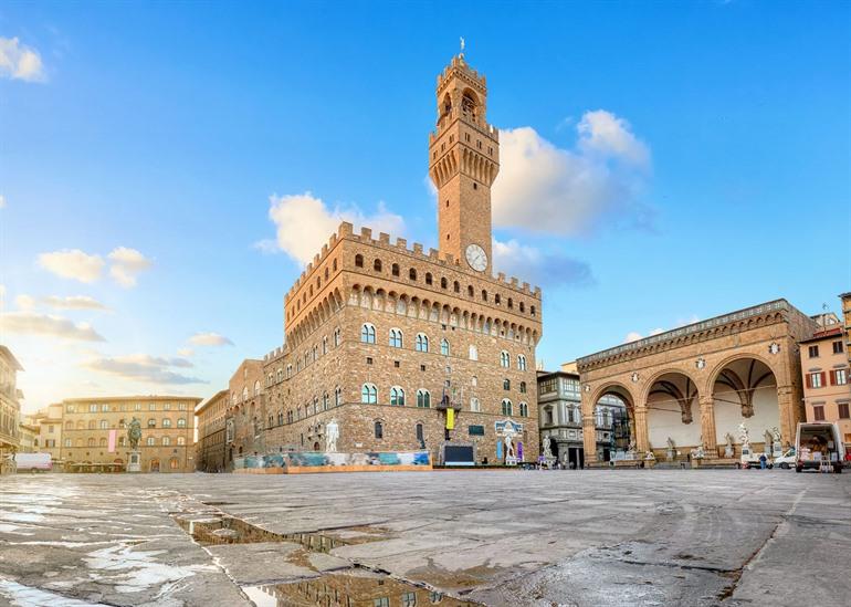 Besuch des Palazzo Vecchio in Florenz