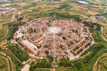 Palmanova, die sternförmige Festungsstadt besichtigen