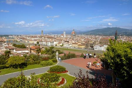 Panoramablick über Florenz vom Piazzale Michelangelo