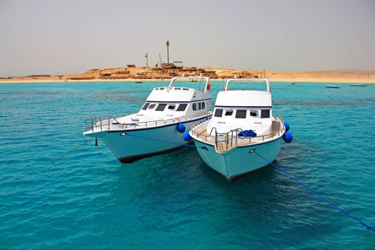 Paradiesinsel bei Hurghada, Ägypten