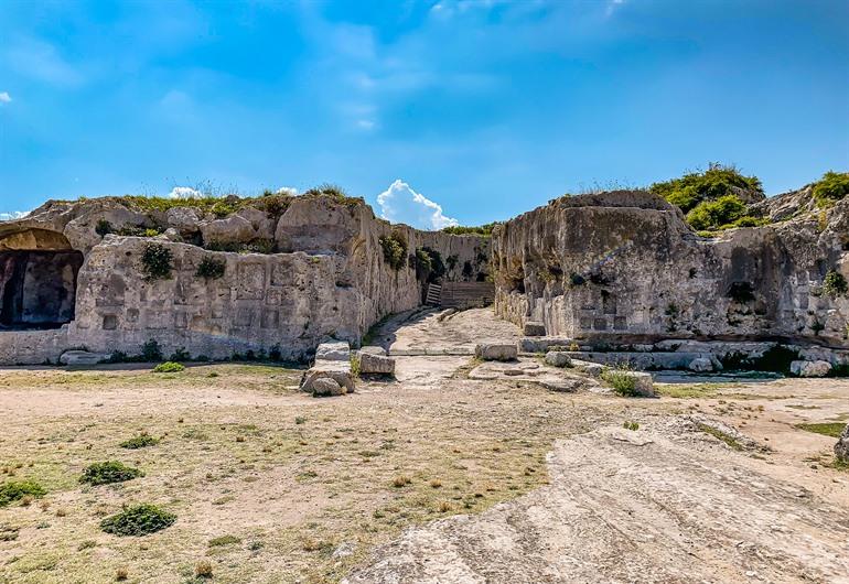 Archäologischer Park Neapolis in Syrakus, Sizilien