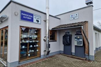 Parkautomaten an der Geierlay-Hängeseilbrücke