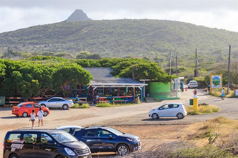 Parkplatz bei Shete Boka Park, Curaçao