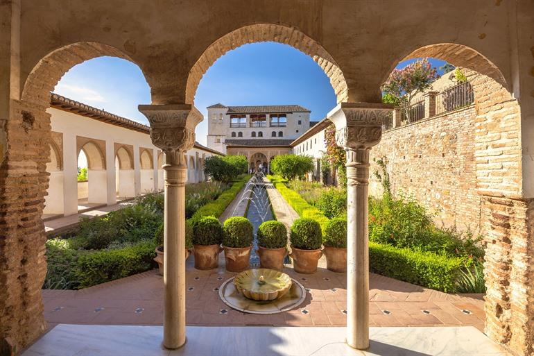 Patio de la Acequia, Innenhof des Generalife