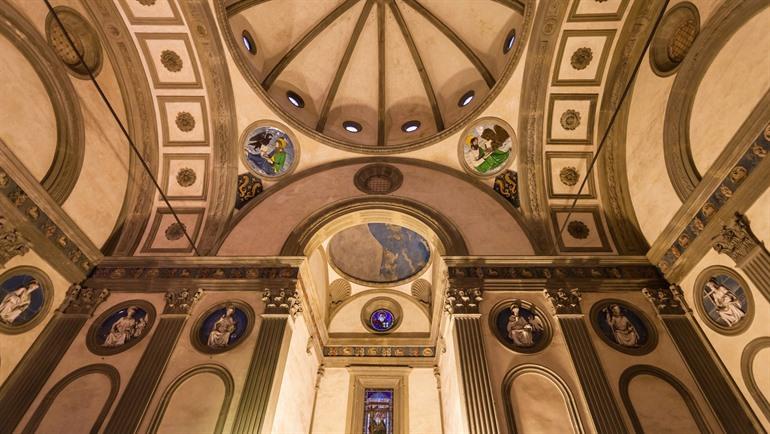 Innenraum der Pazzi-Kapelle