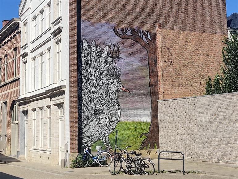 Pfau mit Krone von Dzia, Pauw van Leuven