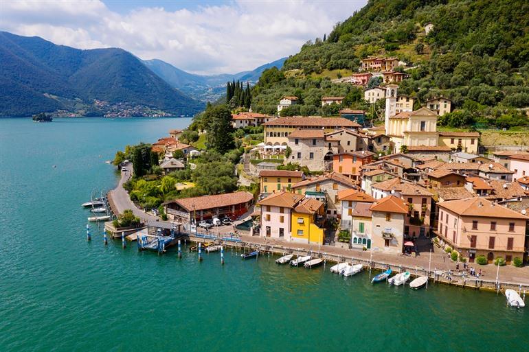 Peschiera Maraglio auf Monte Isola, Norditalien