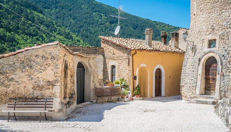 Pettorano sul Gizio, Abruzzen, Italien