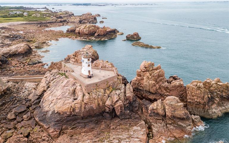 Leuchtturm des Pfauen auf der Île de Bréhat, Bretagne