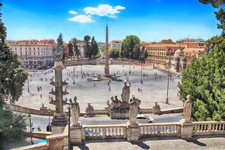 Die Piazza del Popolo in Rom besuchen
