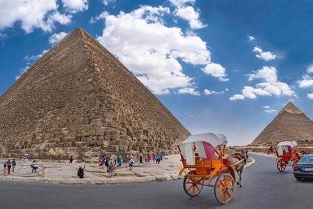 Pyramiden von Cheops und Chefren