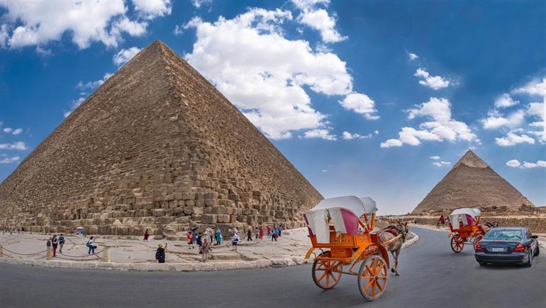 Pyramiden von Cheops und Chefren