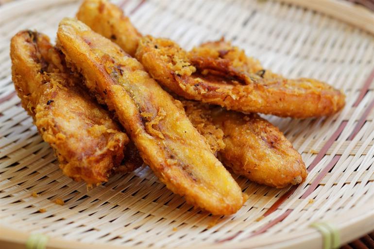 Pisang Goreng (gebratene Banane), balinesische Küche