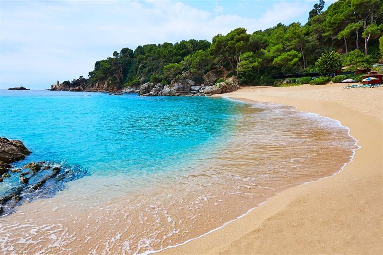 Malerische Bucht Cala Treumal, Costa Brava