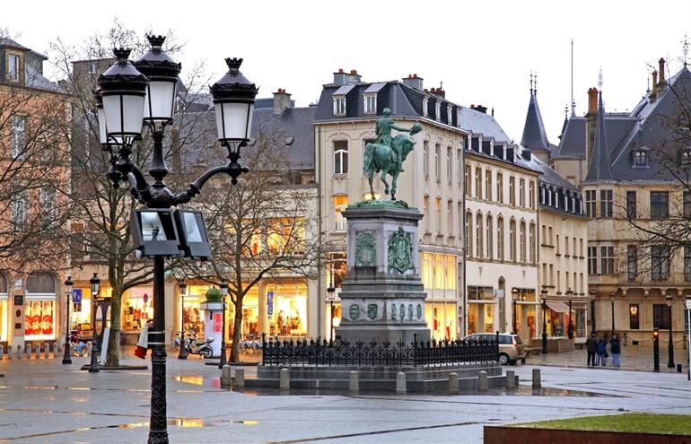 Place Guillaume II in Luxemburg-Stadt