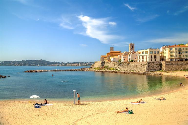 Strand von La Gravette, Antibes