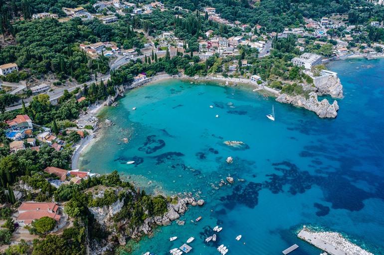 Platakia Strand in Paleokastritsa