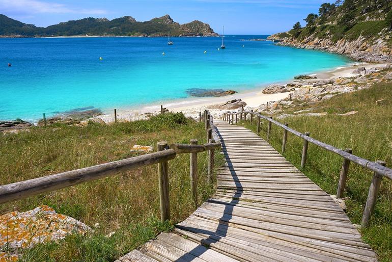 Playa de Nosa Señora auf den Cíes-Inseln