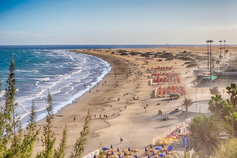 Playa del Inglés, Maspalomas auf Gran Canaria