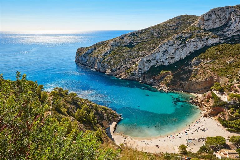 Die Playa La Granadella besuchen, Costa Blanca