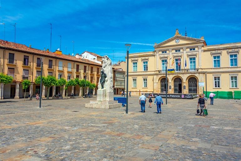 Plaza Mayor in Palencia mit dem Rathaus