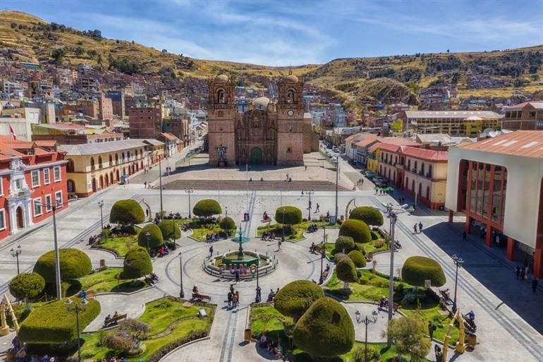 Plaza Mayor in Puno