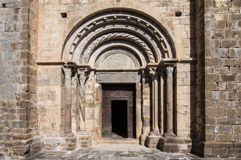 Portal von Sant Cristòfol in Girona, Katalonien