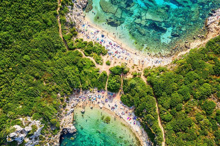 Porto Timoni Strand auf Korfu