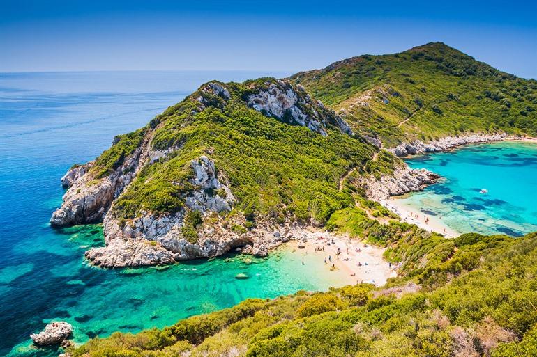 Strand Porto Timoni auf Korfu