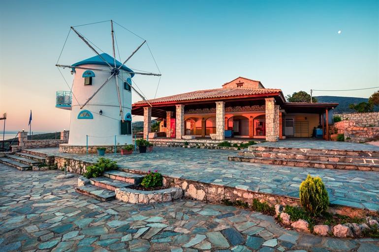 Potamitis Windkraftanlage auf Zakynthos