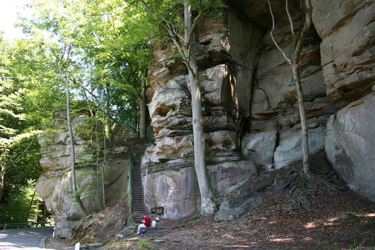 Predigtstuhl (Predigtstuhl-Felsen) im Müllerthal