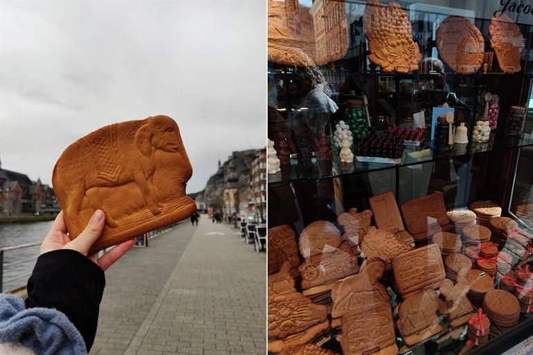 Probieren Sie die Couques de Dinant