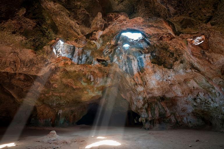 Besuch der Quadirikiri-Höhle auf Aruba
