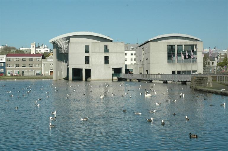 Reykjavík-Hauptgebäude oder Rathaus von Reykjavík