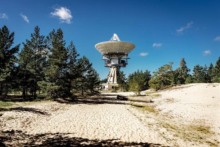 Radioteleskope Irbene in Lettland